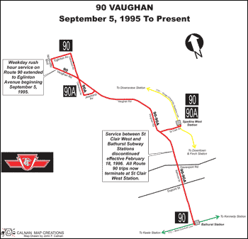 90 Vaughan Map