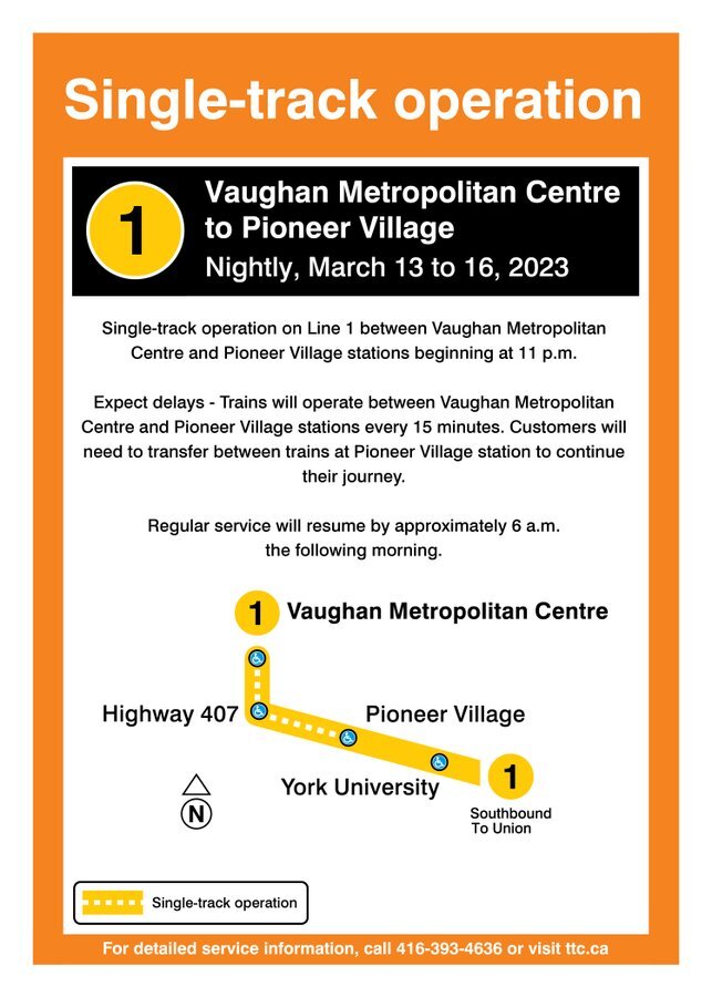 2023 - 03-13 - Vaughan Metropolitan Centre to Pioneer Village.jpg