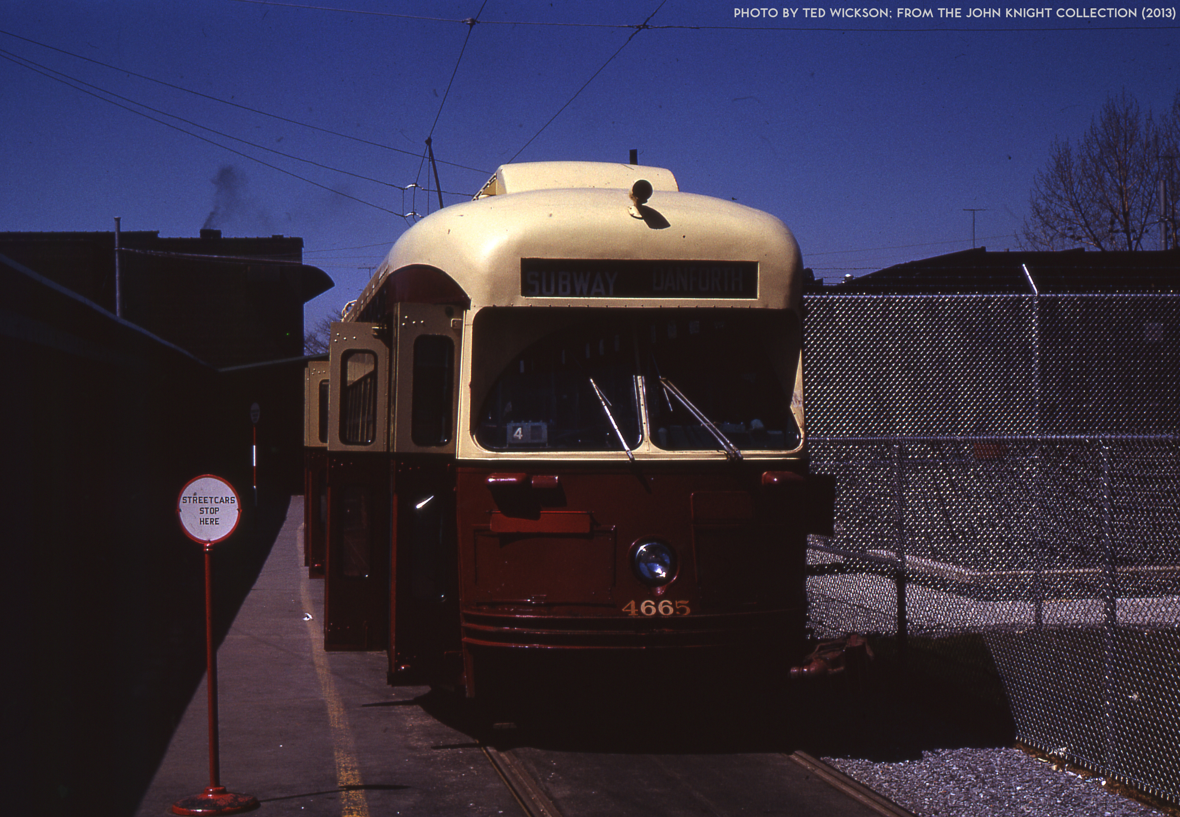 19660514 - Bloor - 4665 at Woodbine Station