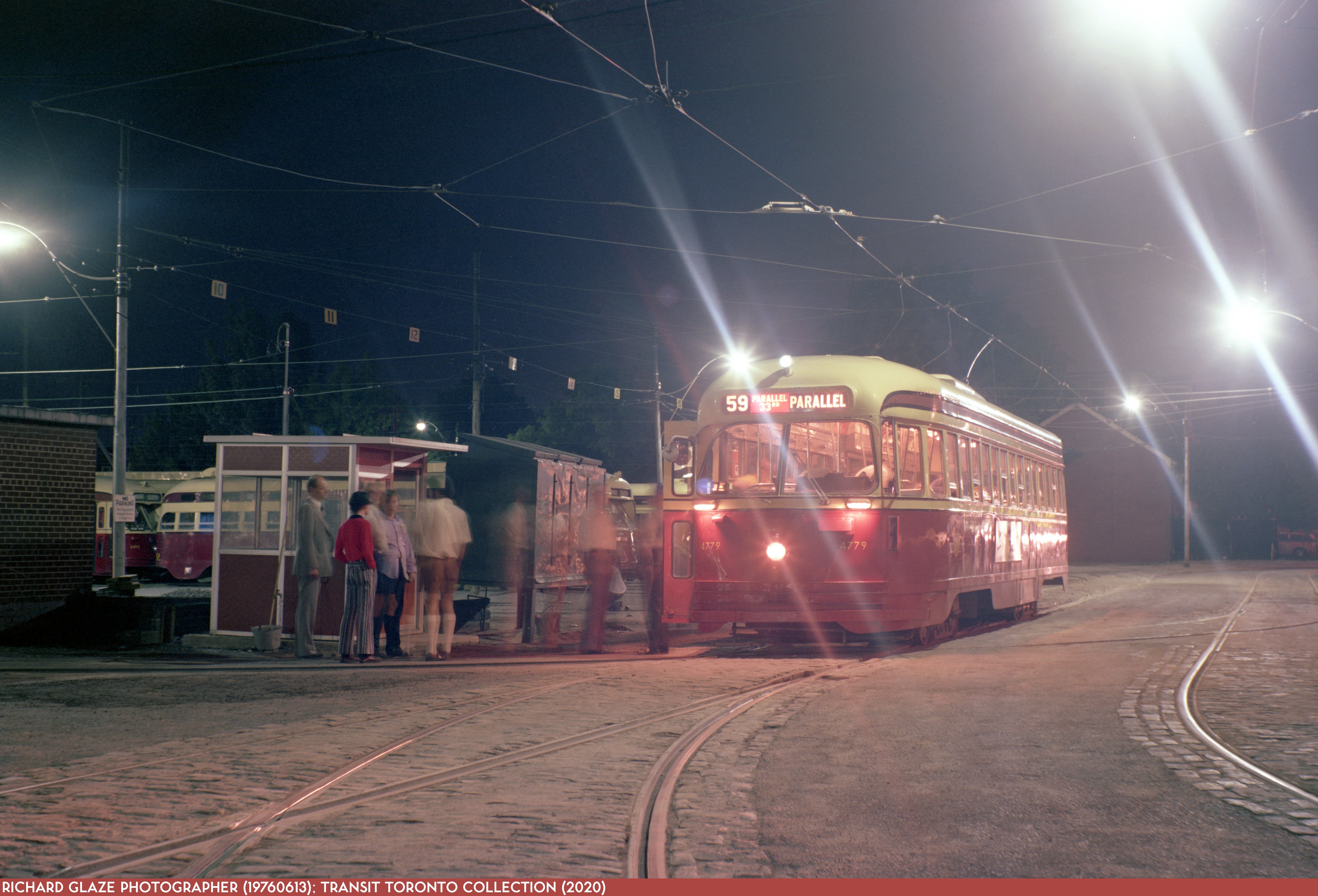 19760613 - Kansas City 4779 Charter - 2300 at Russell Carhouse