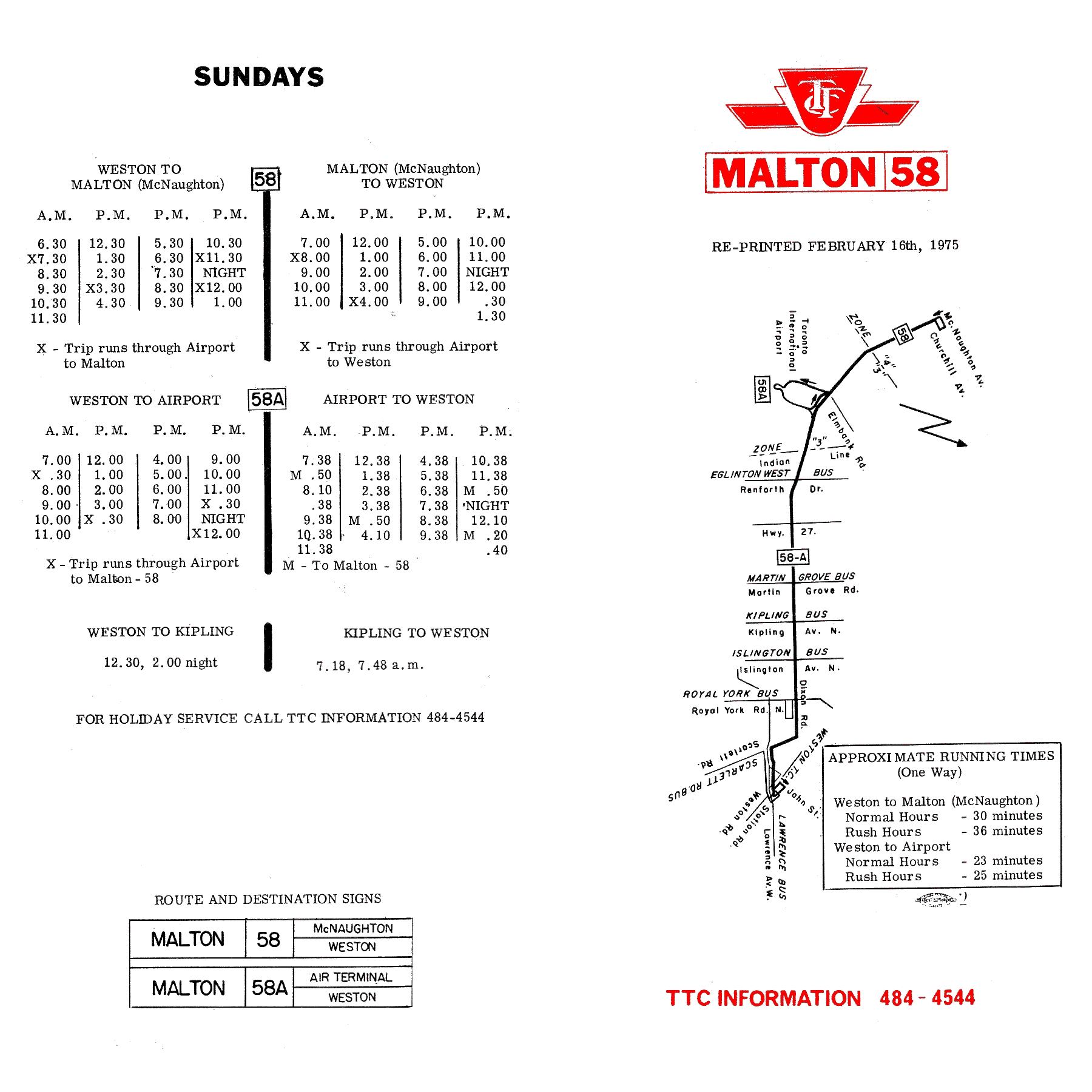 19750216 - 058 Malton - Timetable p1