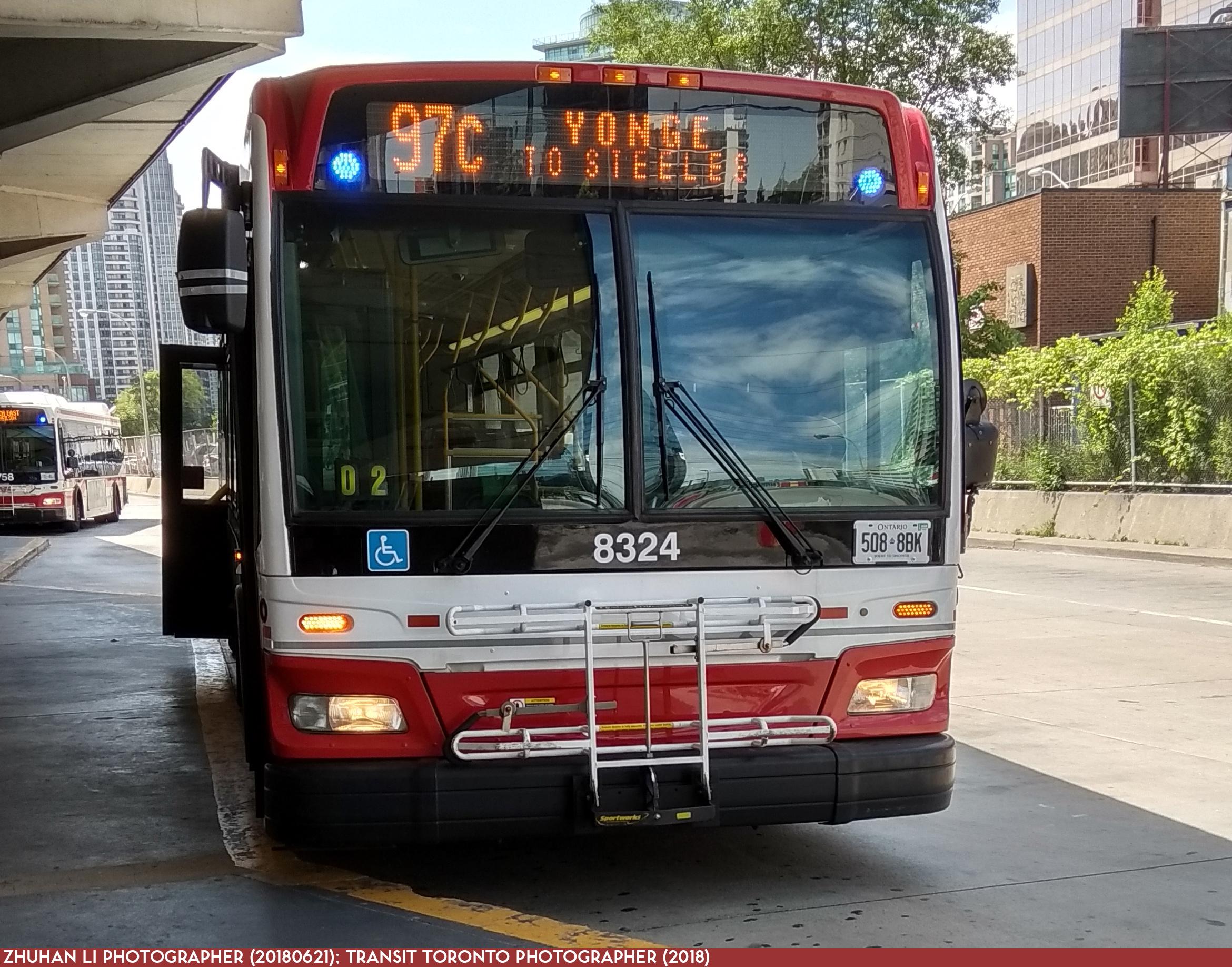 Transit Toronto Image: 20180621 - 97 Yonge - TTC 8324