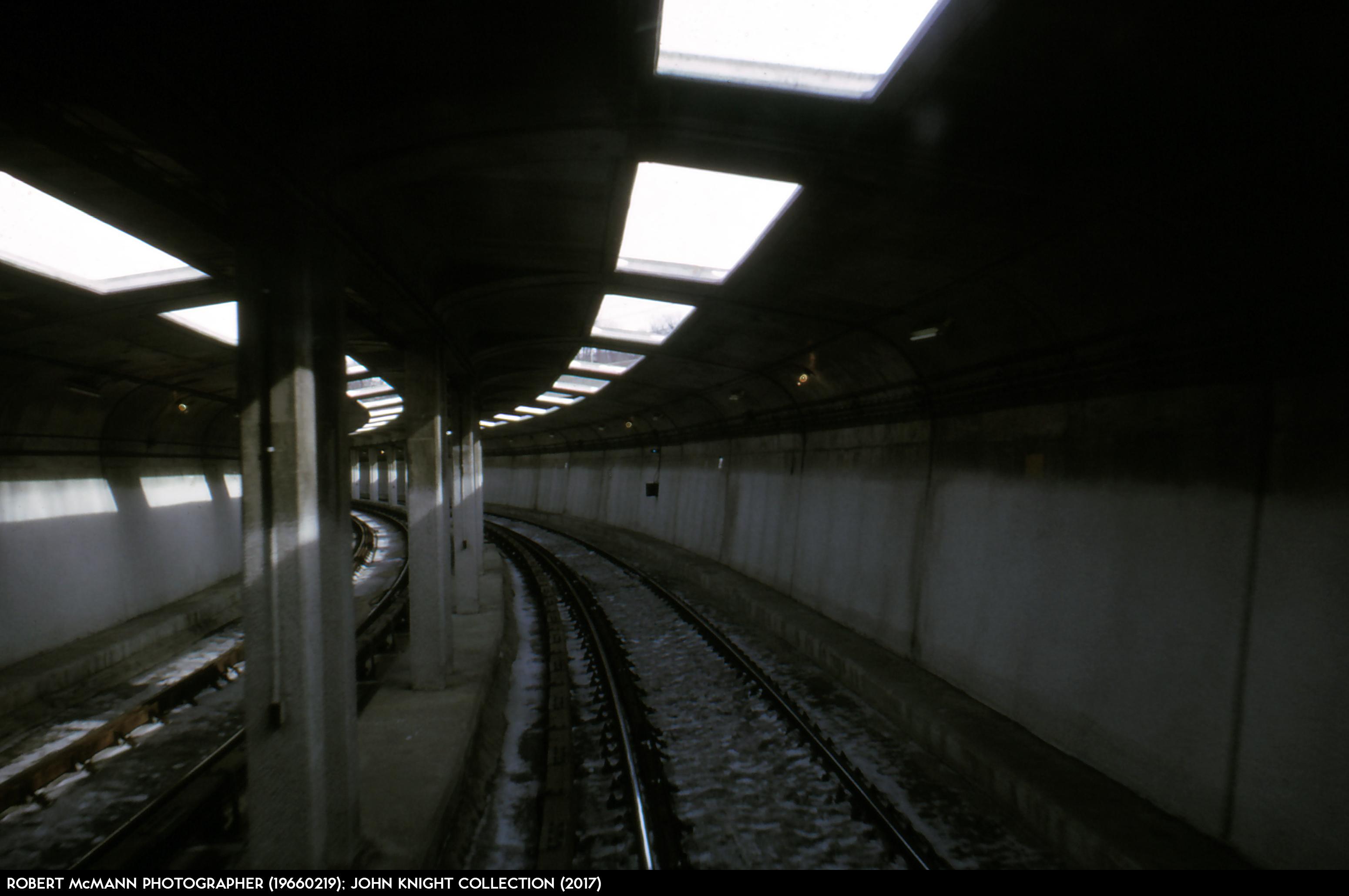 Bloor-Danforth Subway 18a Rosedale Valley 19660219
