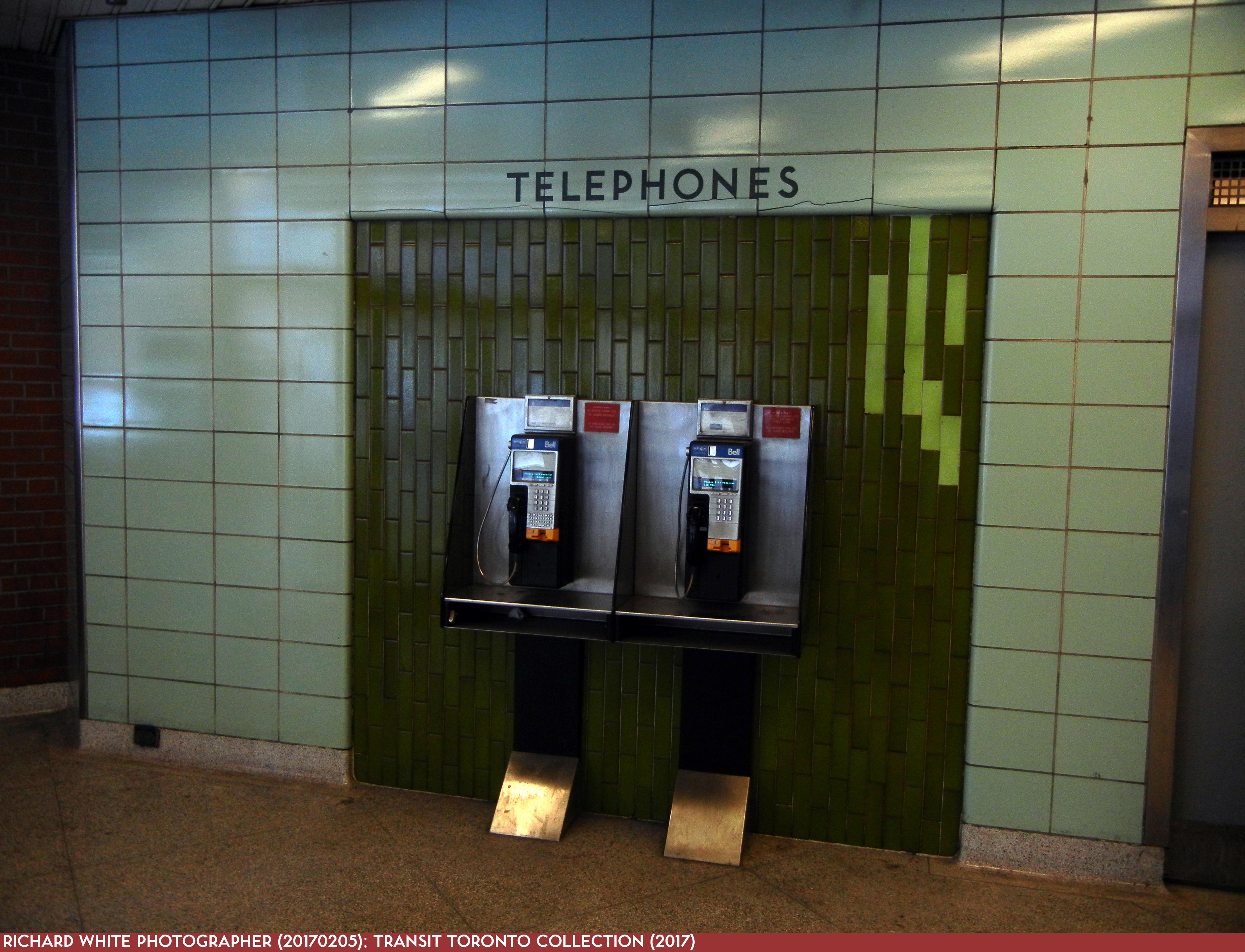 Bloor-Danforth Subway 15 St. George 20110123 Telephones