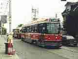 CLRV 4089 in front of PCC 4500 on Lansdowne Avenue